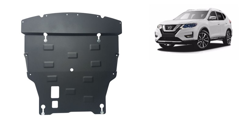 Plieninė variklio apsauga Nissan X-Trail T32 (2014-2021)