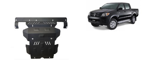 Plieninė variklio apsauga Toyota Hilux (2004-2015)