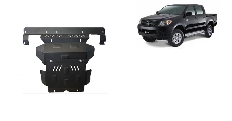 Plieninė variklio apsauga Toyota Hilux (2004-2015)