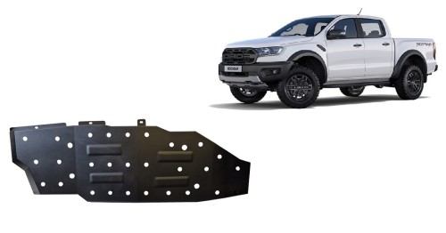 Plieninė kuro bako apsauga Ford Ranger Raptor (2020-2023)