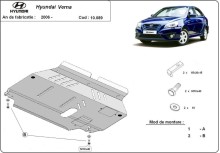 Plieninė variklio apsauga Hyundai Verna (2005-2010)