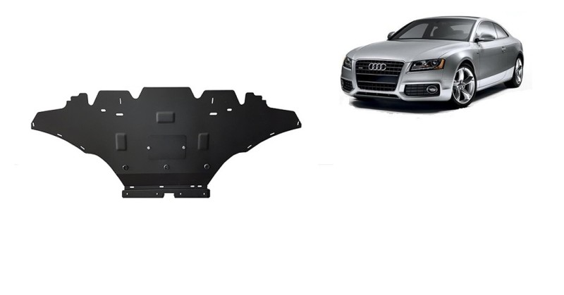 Plieninė variklio apsauga Audi A5, benzinas (2008-2016)