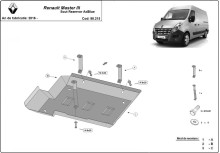 Plieninė AdBlue bako apsauga Renault Master 3 - Model 3 (2016-2024)