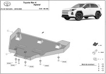 Plieninė diferencialo apsauga Toyota RAV 4 Hybrid (2026-2026)