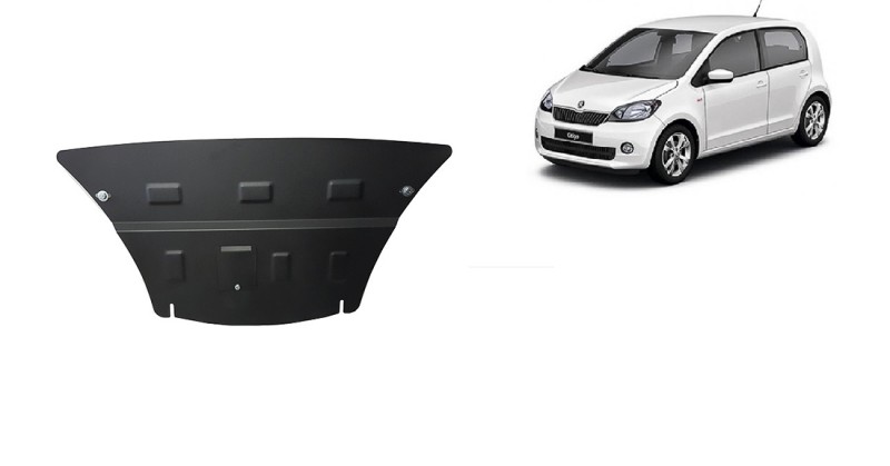 Plieninė variklio apsauga Skoda Citigo (2011-2020)