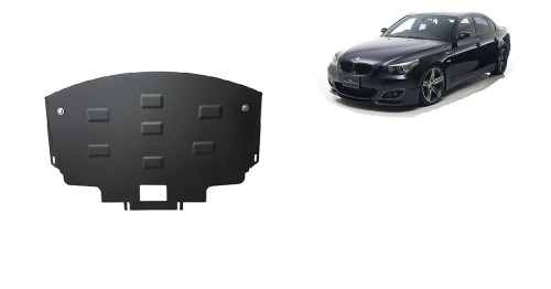 Plieninė variklio apsauga BMW 5 serija E60/E61 (M paketo priekinis bamperis) (2003-2010)