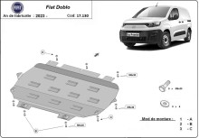 Plieninė variklio apsauga Fiat Doblo (2023-2026)