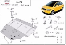 Plieninė variklio apsauga Audi A2 (2000-2005)