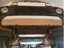 Plieninė variklio apsauga Fiat Fullback (2016-2019)
