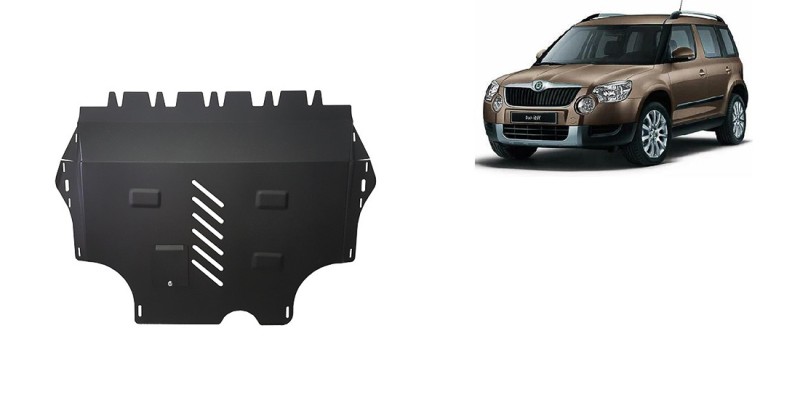 Plieninė variklio apsauga Skoda Yeti (2011-2017)