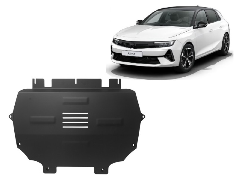 Plieninė variklio apsauga Opel Astra L (2021-2026)