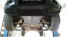 Plieninė variklio apsauga Mitsubishi Pajero 4 (V80, V90) (2007-2021)