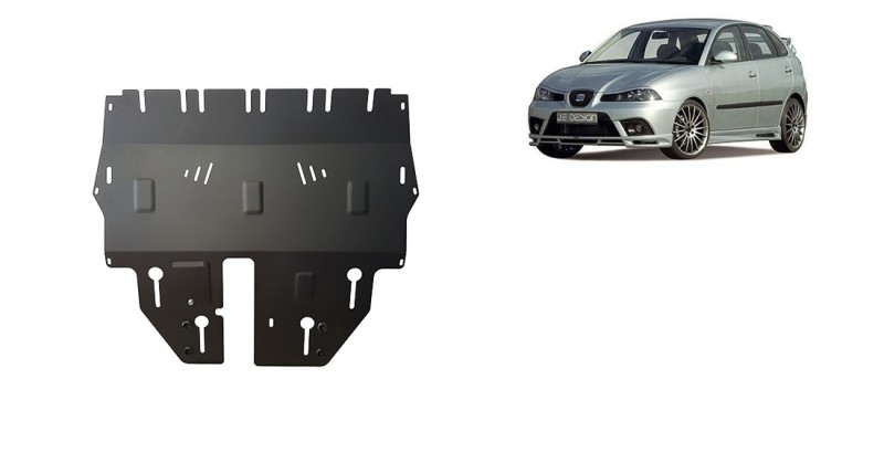 Plieninė variklio apsauga Seat Ibiza benzinas (2002-2017)