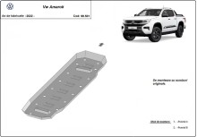 Plieninė kuro bako apsauga Volkswagen Amarok (2022-2026)