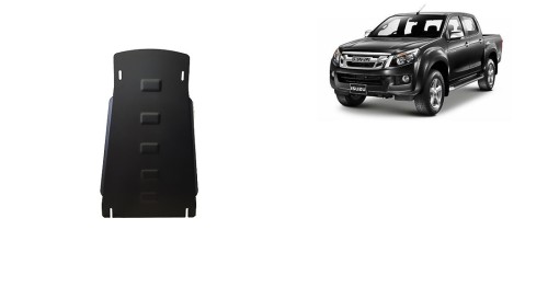 Plieninė pavarų dėžės apsauga Isuzu D-Max (2012-2019)