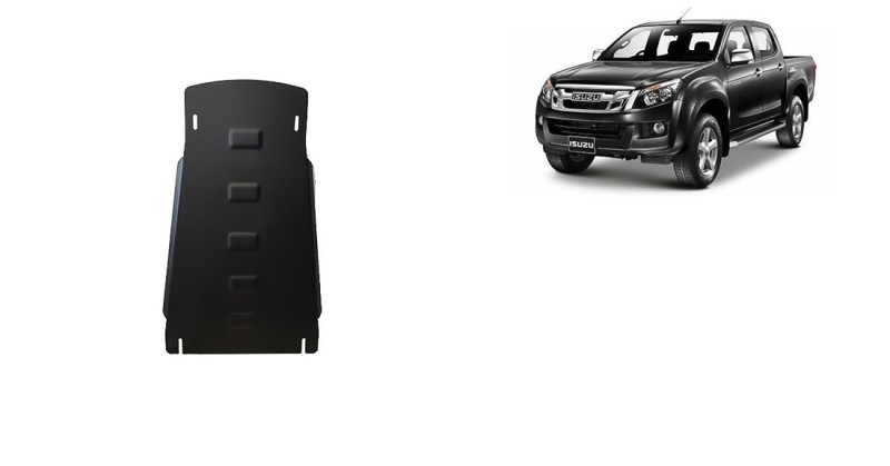 Plieninė pavarų dėžės apsauga Isuzu D-Max (2012-2019)