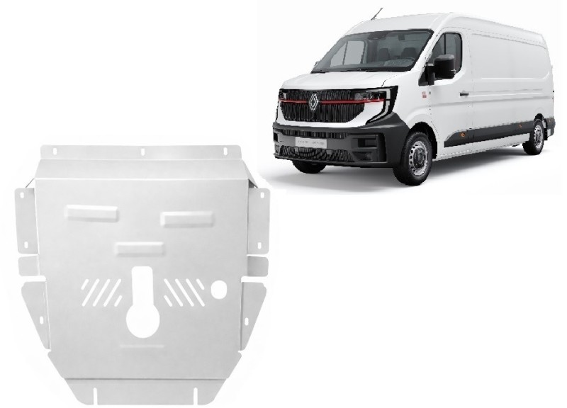 Aliumininė variklio apsauga Renault Master (2024-2026)