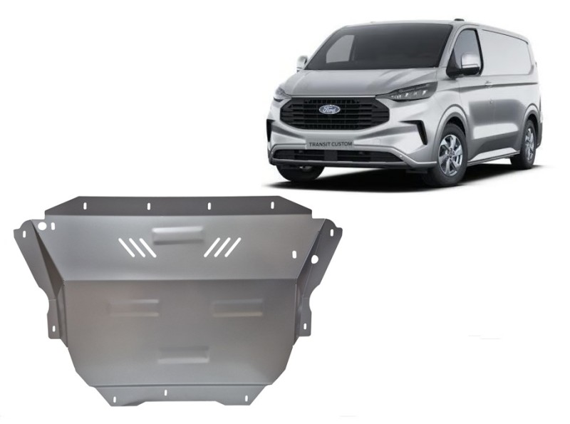 Aliumininė variklio apsauga Ford Transit Custom (2023-2026)