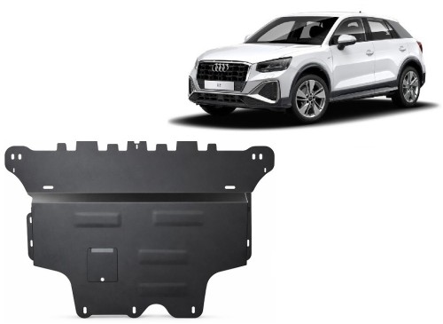 Plieninė variklio apsauga Audi Q2 - automat (2021-2026)