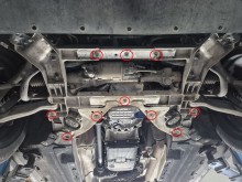 Plieninė variklio apsauga Alfa Romeo Stelvio (2016-2026)