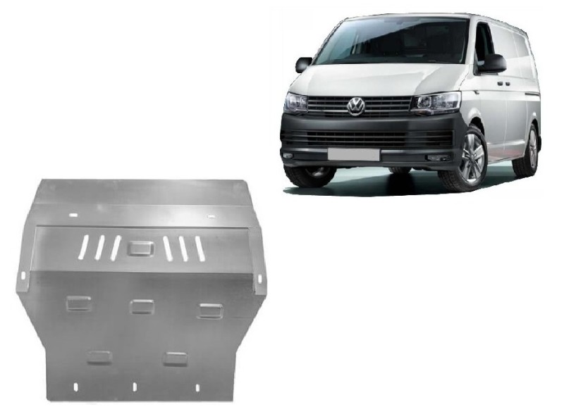 Plieninė cinkuota variklio apsauga Volkswagen Transporter T6 Caravelle (2015-2018)