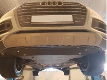 Plieninė variklio apsauga Audi Q8 (2018-2026)