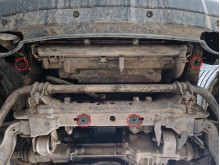 Plieninė radiatoriaus apsauga Nissan Pathfinder (2005-2015)