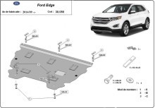 Plieninė variklio apsauga Ford Edge (2014-2021)