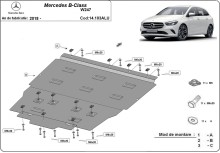 Stalowa Osłona pod silnik aluminium Mercedes B-Classe (2018-2026)