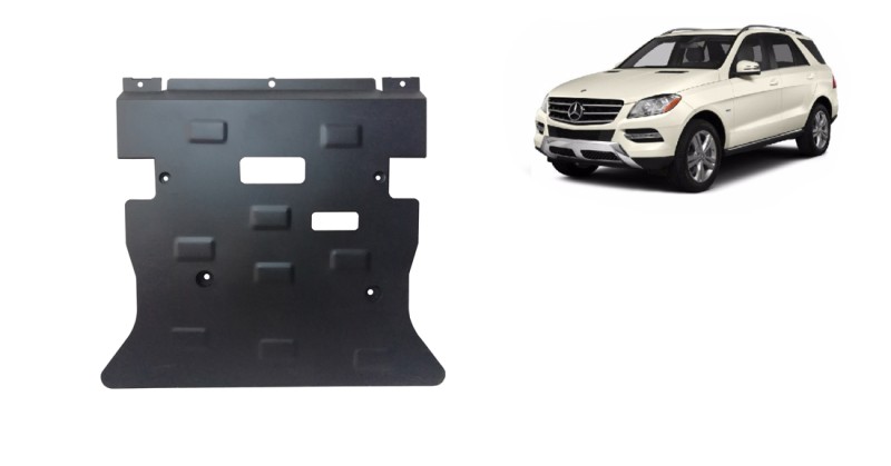 Plieninė variklio apsauga Mercedes ML W166 (2011-2019)