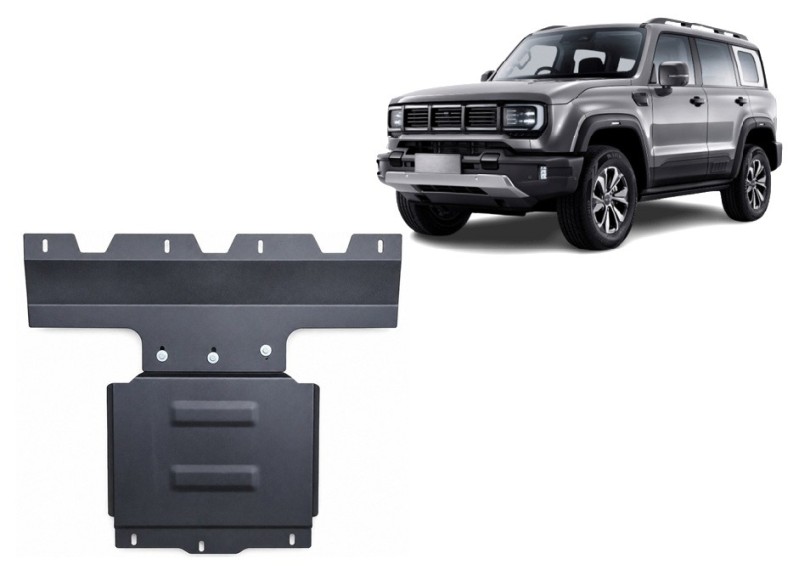 Plieninė variklio apsauga Baic Beijing BJ40 (2023-2026)
