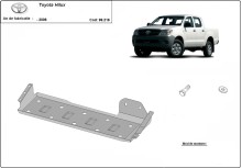 Plieninė kuro bako apsauga Toyota Hilux (2000-2004)
