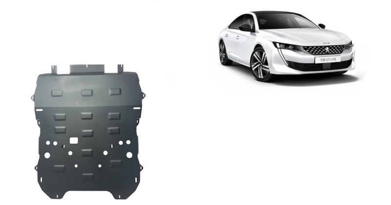 Plieninė variklio apsauga Peugeot 508 (2019-2026)