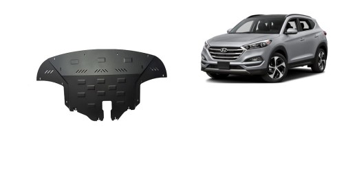Plieninė variklio apsauga Hyundai IX35 (2015-2020)