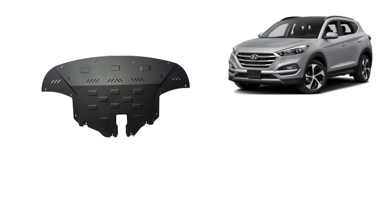 Plieninė variklio apsauga Hyundai IX35 (2015-2020)