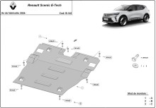 Plieninė variklio apsauga Renault Scenic E-Tech (2024-2026)