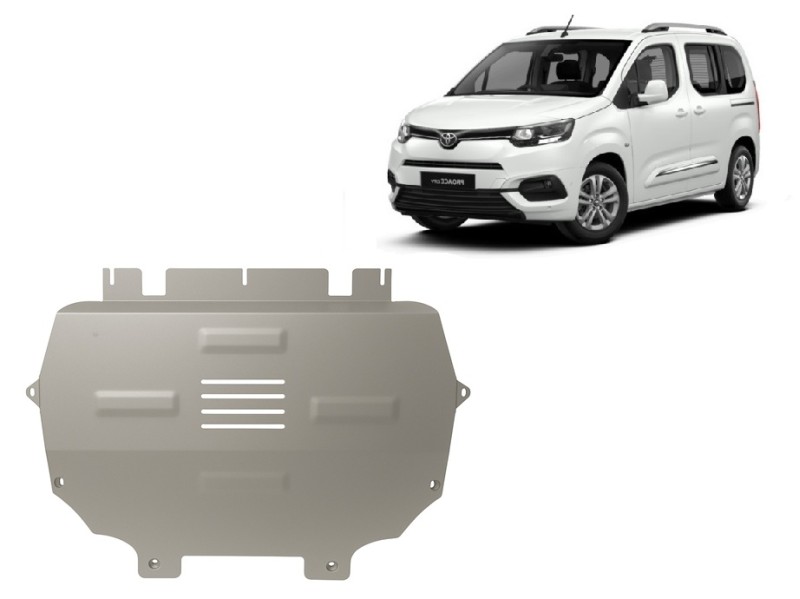 Aliumininė variklio apsauga Toyota Proace City Verso (2019-2026)