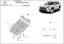Aliumininė diferencialo apsauga Toyota Rav4 (2018-2026)