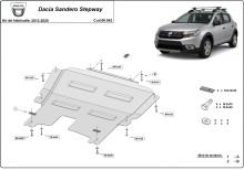 Plieninė variklio apsauga Dacia Sandero Stepway (2012-2020)
