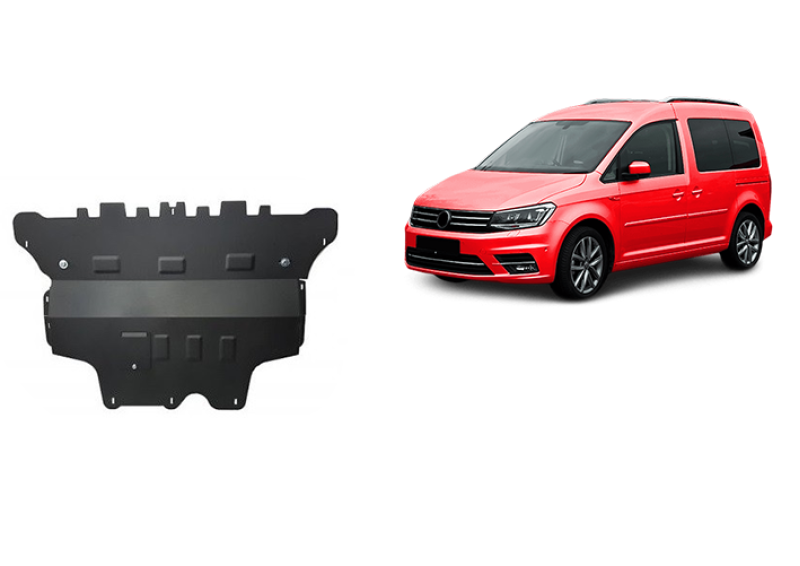 Plieninė variklio apsauga VW Caddy (2020-2026)