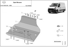 Plieninė kuro bako apsauga Opel Movano (2022-2026)