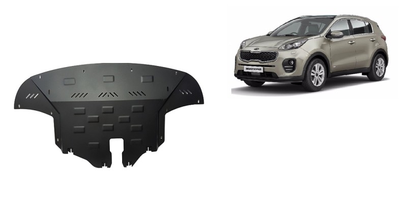 Plieninė variklio apsauga Kia Sportage (2015-2019)