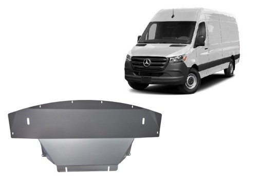 Aliumininė variklio apsauga Mercedes Sprinter 907 4x4 (2024-2026) Aliumininė variklio apsauga Mercedes Sprinter 907 4x4 (2024-2026)