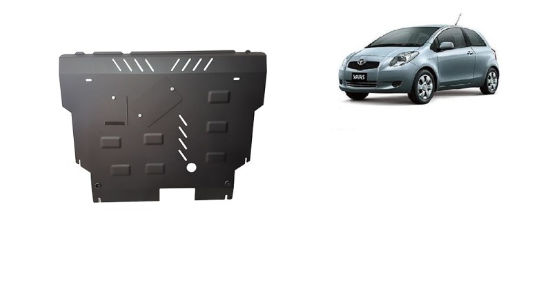 Plieninė variklio apsauga Toyota Yaris - dyzelinas (2005-2011)