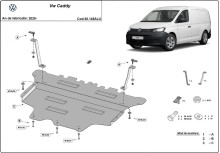 Aliumininė variklio apsauga VW Caddy (2020-2026)