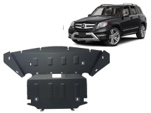 Plieninė variklio apsauga Mercedes GLK X204 (2008-2026)