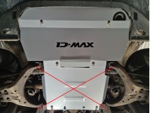 Plieninė radiatoriaus apsauga Isuzu D-Max (2019-2026)