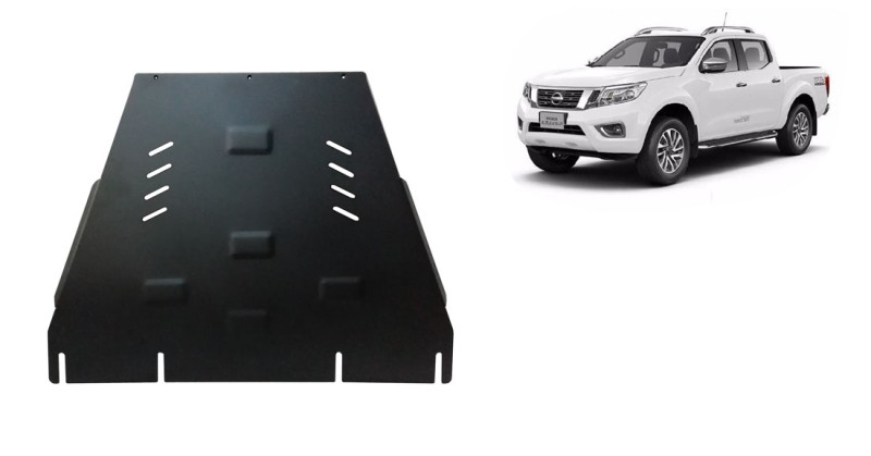 Plieninė pavarų dėžės apsauga Nissan Navara NP300 - D23 (2015-2021)