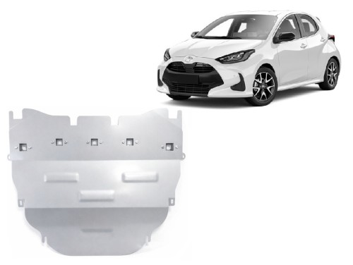 Aliumininė variklio apsauga Toyota Yaris (2021-2026) Aliumininė variklio apsauga Toyota Yaris (2021-2026)