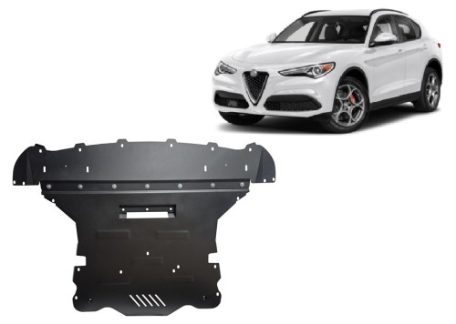 Plieninė variklio apsauga Alfa Romeo Stelvio (2016-2026) Plieninė variklio apsauga Alfa Romeo Stelvio (2016-2026)